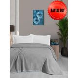 Mulberry Waflle Gri 240x260 cm Pike Battaniye
