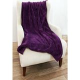 Mulberry Wellsoft Battaniye Mor Televizyon Battaniyesi Peluş Polar Battaniye Tek Kişilik - 170 x 230 cm