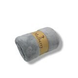 Mulberry Wellsoft Battaniye Tek Kişilik – Dört Mevsim Televizyon Battaniyesi, Ultra Yumuşak Peluş Polar, Hafif ve Sıcak Tutan,%100 Polyester - 170x230 cm Gri