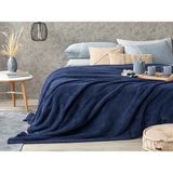Mulberry Wellsoft Battaniye Televizyon Battaniyesi Peluş Polar Battaniye Çift Kişilik 220 x 230 cm Lacivert