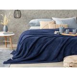 Mulberry Wellsoft Battaniye Televizyon Battaniyesi Pelus Polar Battaniye Tek Kisilik 170*230- Indigo