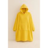 Mulberry Wellsoft Kapşonlu Giyilebilir Tv Battaniyesi Unisex Over Size