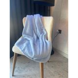 Mulberry Wellsoft Tek Kişilik Battaniye Sıcak Battaniye Tv Dekor Battaniyesi 100X170 - Mavi - 100 x 170 cm