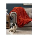 Mulberry Wellsoft Tek Kişilik Battaniye Sıcak Tv Dekor Battaniyesi 100x170 Kiremit Polyester
