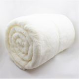 Mulberry Wellsoft Televizyon Battaniyesi Peluş Battaniye Çift Kişilik 220 230 Beyaz Beyaz