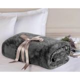 Mulberry Wellsoft Televizyon Peluş Polar Tek Kişilik Battaniye 170 x 230 Antrasit