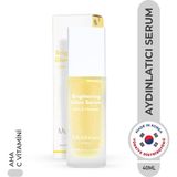 Muldream Brightening Glow Serum Aha ve C Vitamin Kore 40 ml Canlandırıcı Aydınlatıcı Serum