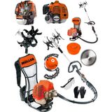 Müller Alman Kömürsüz Motor 12 Hp X-Hard Bakır Sargı Çapa Aparatlı Benznli Ot Çalı Çim Biçme Tirpan Motoru