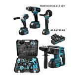 Müller Germany 128 Vf 10 Ah Çelik Şanzıman Yüksek Performans Profesyonel 4'Lü Usta Set Kömürsüz Motor
