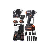 Müller Germany 88 V 10 Ah Motor Korumalı Metal Şanzıman Çift Akülü Darbeli Somun Sıkma Makinesi