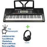 Müller MK-6186 61 Tuş Org+Kulaklık - PAKET2 - Siyah