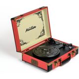 Müller Mr-350Bt Plak çalar Nostaljik Pikap Çilek-Kırmızı