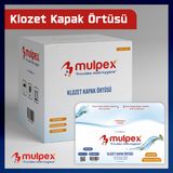 Mulpex Hijyenik Klozet Kapak Örtüsü 10 Pkt. : 2500 Adet (%100 Selüloz)