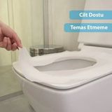 Mulpex Hijyenik Klozet Kapak Örtüsü 2 Pkt. : (%100 Selüloz)