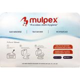 Mulpex Hijyenik Klozet Kapak Örtüsü 42 x 36 cm 5 x 250'li - Beyaz