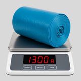 Mulpex Jumbo Boy Mavi Çöp Torbası 80X110 cm – 1 Rulo (1300 G ±%2) Dayanıklı ve Kalın, Ağır Hizmet Geri Dönüşüm - 80 x 110 cm