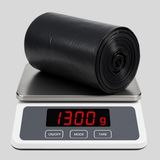 Mulpex Jumbo Boy Siyah Çöp Torbası 80X110 cm – 1 Rulo (1300 G ±%2) Dayanıklı ve Kalın, Ağır Hizmet Geri Dönüşüm - 80 x 110 cm