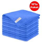 Mulpex Mikrofiber Genel Temizlik Bezi Mavi 40X40 cm. - 10 Adet
