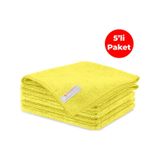 Mulpex Mikrofiber Genel Temizlik Bezi Sarı 40X40 cm. - 5 Adet