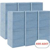 Mulpex Mikrofiber Temizlik Bezi 400 Adet - 40x40 cm, 375 GSM, Parlak Dokulu, 60 gr ±2, Yüksek Emici, İz Bırakmaz