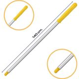 Mulpex Premium Kalite Delikli 140 cm Sarı Alüminyum Eloksallı Sap