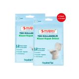 Mulpex Tek Kullanımlık Suda Çözünür Klozet Kapak Örtüsü - 2 x 10 lu Paket