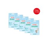 Mulpex Tek Kullanımlık Suda Çözünür Klozet Kapak Örtüsü - 5 x 10 lu Paket