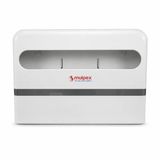 Mulpex Yarım Katlı Klozet Kapak Örtüsü Dispenseri Beyaz Abs Plastik Kilitli 40X28x4,5 Cm