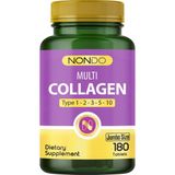 Multi Kolajen 180 Tablet (Jumbo Boy 5 Çeşit Kolajen Tip 1-2-3-5-10 Hyalüronik Asit Çinko)