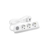 Multi-Let 6m 3 Prizli Anahtarlı Monoblok Fiş Cca 3x2.5 mm Ttr Uzatma Kablosu - Çok Renkli
