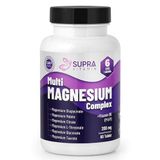 Multi Magnezyum Complex 60 Tablet- Klinik Onaylı Patentli Magnezyum Albion TRAACS® & Magnesia®, Bisglisinat + Sitrat + Malat + L-Threonat + Glukonat & Taurat + Vitamin B6 (P5P)