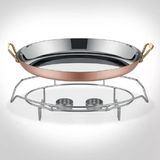 Multi Metal Bakır Oval Sahan Ve Stant A101ov35s