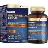 Multi Mineral Complex | 12 Mineral Içeren Takviye | Vegan | 60 Tablet | Kalsiyum, Magnezyum, Çinko, Demir ve Daha Fazlası - Ada Çayı