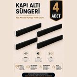 Multi Trendy Kapı Altı Rüzgar Önleyici 90 cm Yapışkanlı Isı Yalıtım Süngeri Soğuk Toz Ses Kesici Eşik Süngeri - 4 Adet