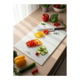Multiamo Cam Kesme Tahtası ve Sunumluk / Sunum Tabağı (25CMX35CM) - Krem