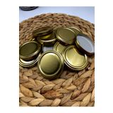 Multiamo Metal Gold Konserve Kavanoz Kapağı 63 Mm 20 Adet