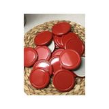 Multiamo Multiamo Metal Kırmızı Konserve Kavanoz Kapağı 63 mm 100 Adet - 100 ml
