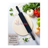 Multiamo Plastik Saplı Silikon Gövdeli Merdane-Büyük Boy (45 X 5,5 X 25 CM) Siyah