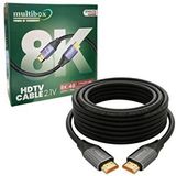 Multibox 8k V2.1 Hdmi Kablo 60hz - 20metre Siyah
