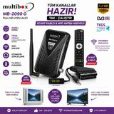 Multibox Mb-2090 G Full Hd Uydu Alıcısı Wifi Antenli Scart Kablolu Tüplü Lcd Led Tv Uyumlu Tkgs Tak Çalıştır
