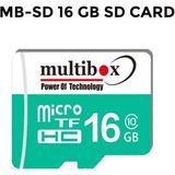 Multibox Micro SDHC Hafıza Kartı 16 GB Kapasite Hız Sınıfı 1 CE Uygunluk Sertifikalı - 16Gb