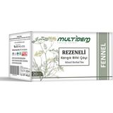 Multidem Rezene Karışık Bitki Çayı Bardak Poşet 3'lü 20'lİ 2g*20*3