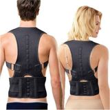 Multiflexpro Siyah Kadın Erkek Dik Duruş Kamburluk Önleyici Manyetik Bel Omuz Korsesi Manyetik Dik Duruş Korsesi - Standart
