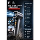 Multifonksiyonel Hava Üfleyici 130.000 Rpm | Çift Bataryalı Güçlü Mini Blower & Vakum