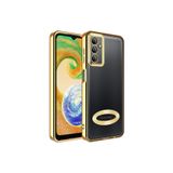 Multihome Samsung Galaxy A04S Kılıf Kamera Korumalı Logo Gösteren Şık Tasarımlı Kapak Gold