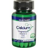 Multimed Kalsiyum Magnezyum Çinko D3 – Kemik, Diş & Kas Sağlığı – 60 Tablet - --