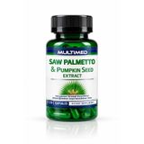 Multimed Saw Palmetto & Pumpkin Seed Extract Cüce Palmiye Bal Kabağı Pygeum Isırgan Çinko 120 Kapsül