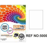 Multiofis 210x297 mm 5000 100 Tabaka Laser Etiket