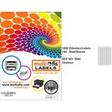 MULTİOFİS 30x9 mm LASER ETİKET 5060