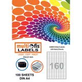 Multiofis 5280 22x12 mm Laser Etiket